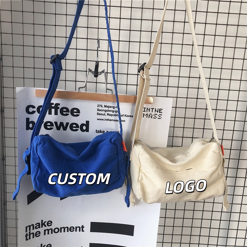 Women Bags Logo - Borsa a Tracolla in Tela per