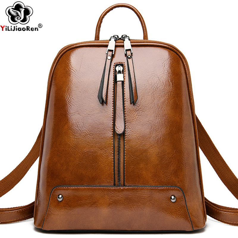 Women Bags H&M - Zaino in pelle da donna zaino