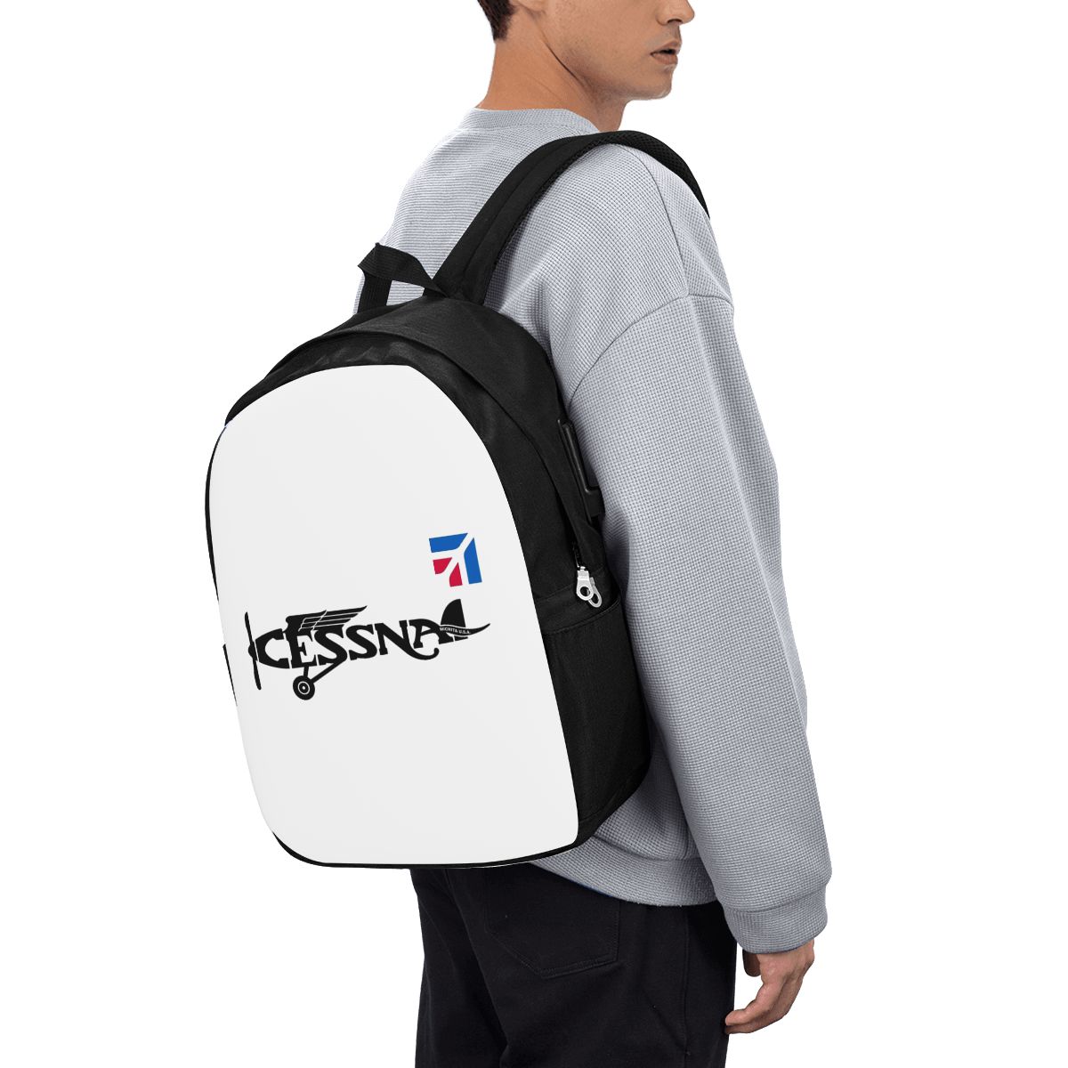 Women'S Bags - Zaino con logo Cessna, borsa da