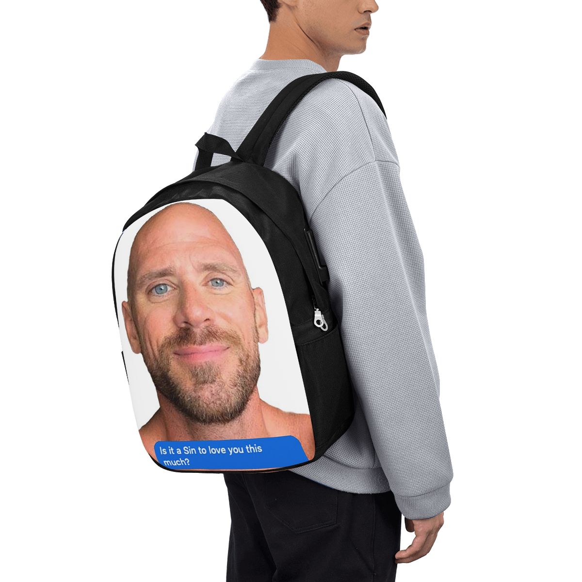 Women'S Bags - Zaino Johnny Sins Flirty Text Bubble,