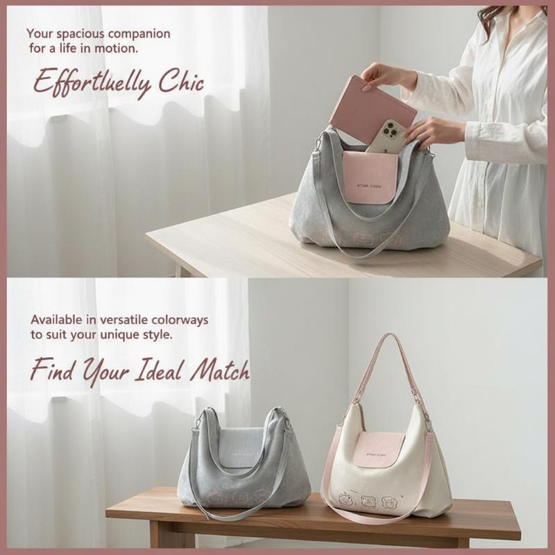 Women Bags White - NUOVA Borsa a Tracolla con Cartoni