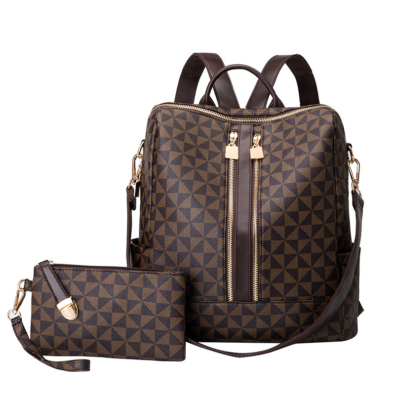 Women Bags White - Set zaino e borsetta da 2