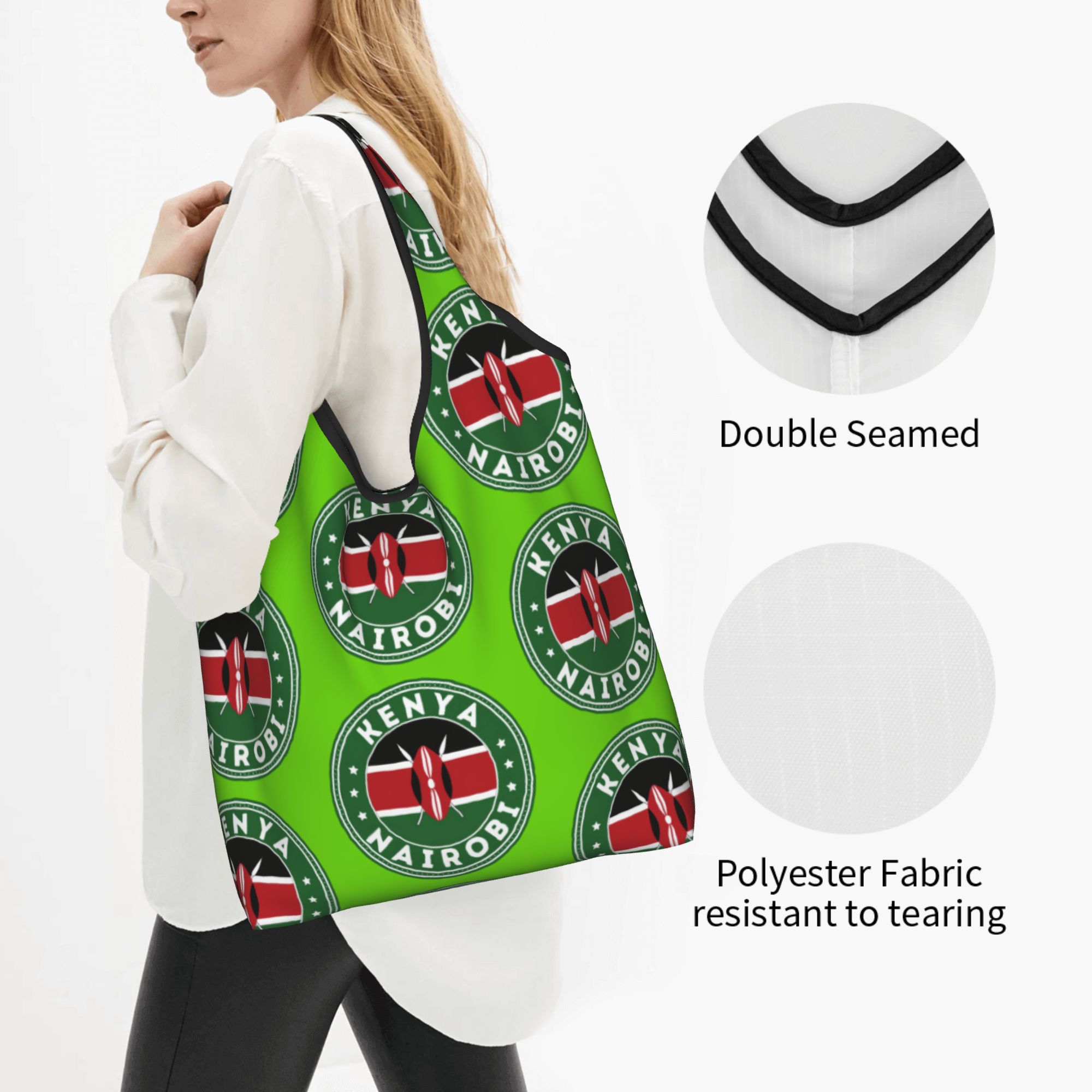 Borsa riutilizzabile con bandi - Women Bags Kenya recensione e prezzo