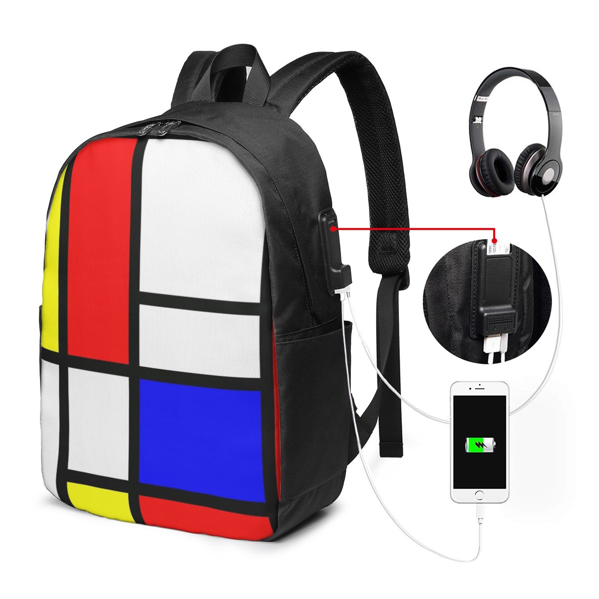 Zaino Piet Mondrian Compositio - Women'S Bags recensione e prezzo