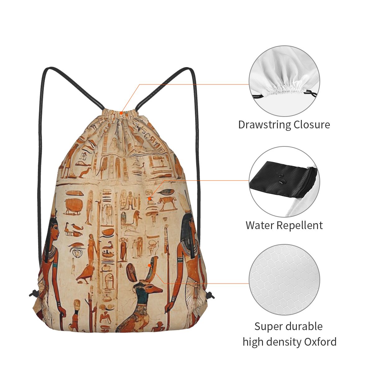 Zaini con motivo murale dell'a - Women Bags Egypt recensione e prezzo