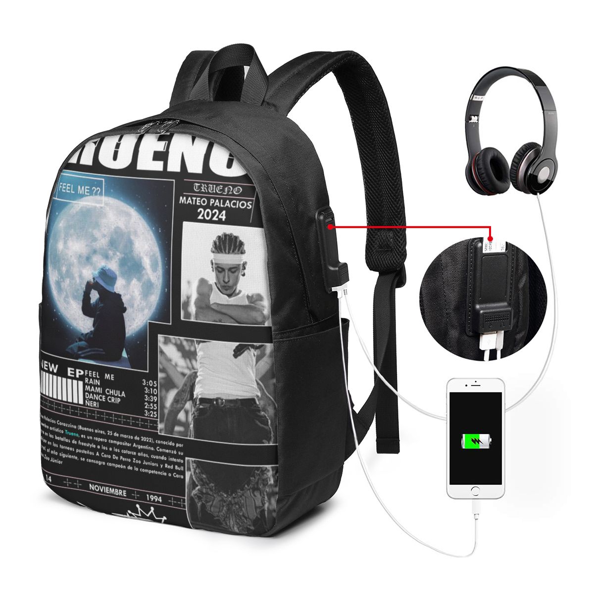 Divertente Zaino Hip Hop Truen - Women'S Bags recensione e prezzo
