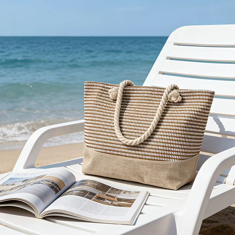 Borsa Tote da Donna a Righe Ma - Women Bags White recensione e prezzo