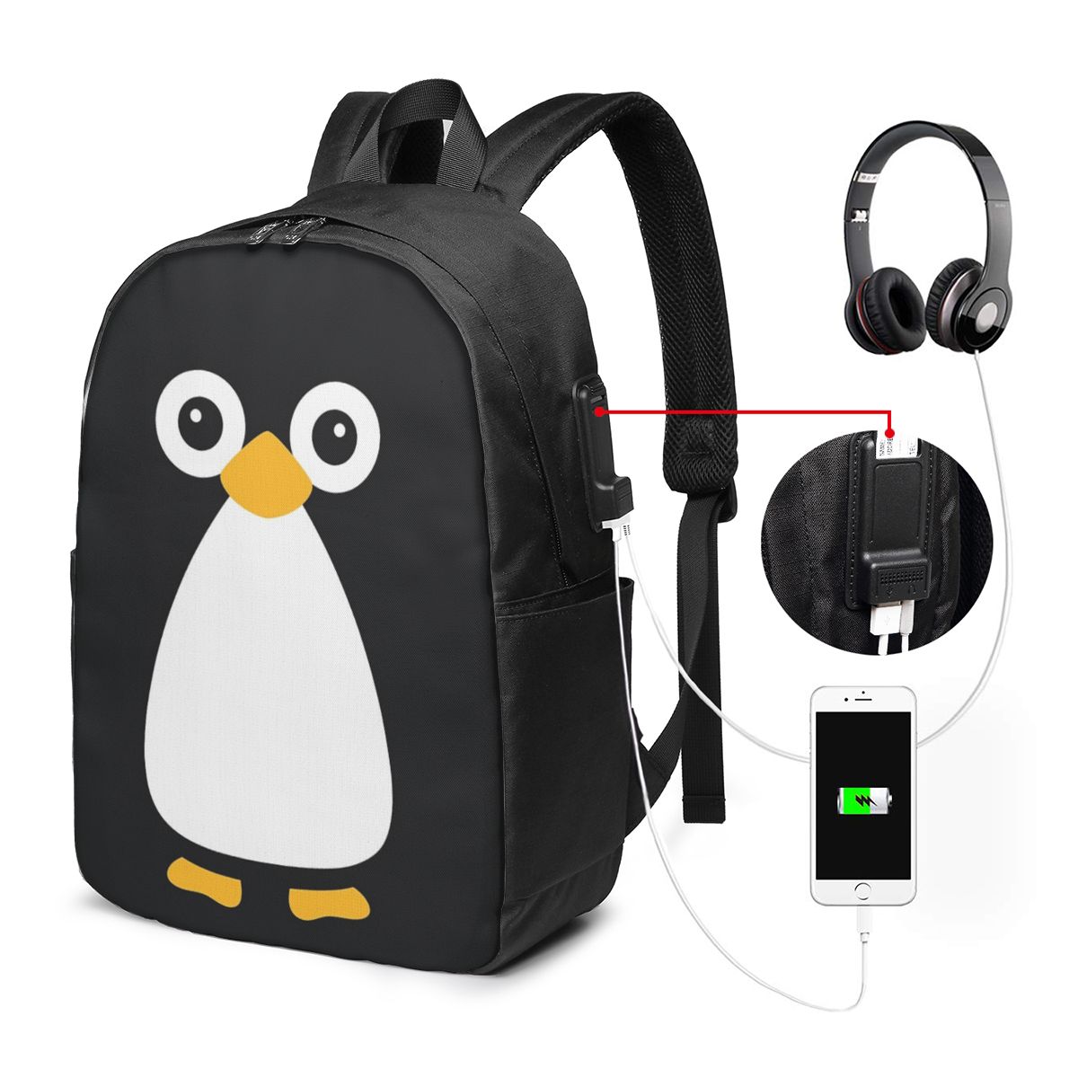 Simpatico zaino con pinguino v - Women'S Bags recensione e prezzo